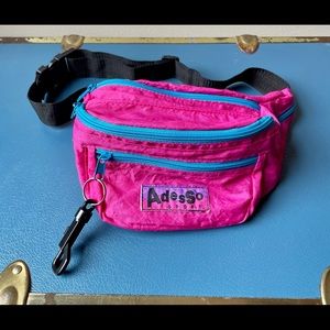 Vintage Adesso Sport Pink Fanny Pack